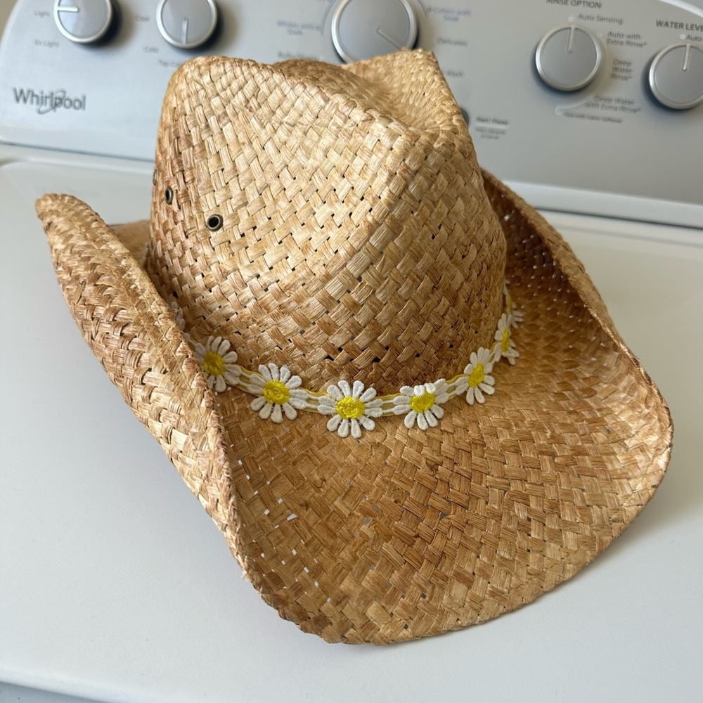 Like New Women’s Peter Grimm Straw Cowboy Sun Hat